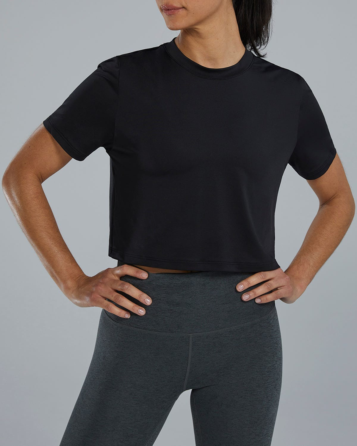 ClimaDryTM Women's Cropped Tech Tee