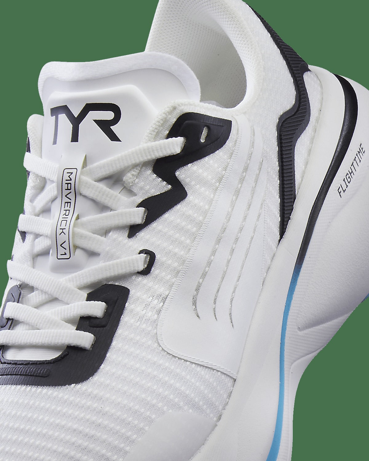 Men's Maverick-V1 Runner - White/Aqua