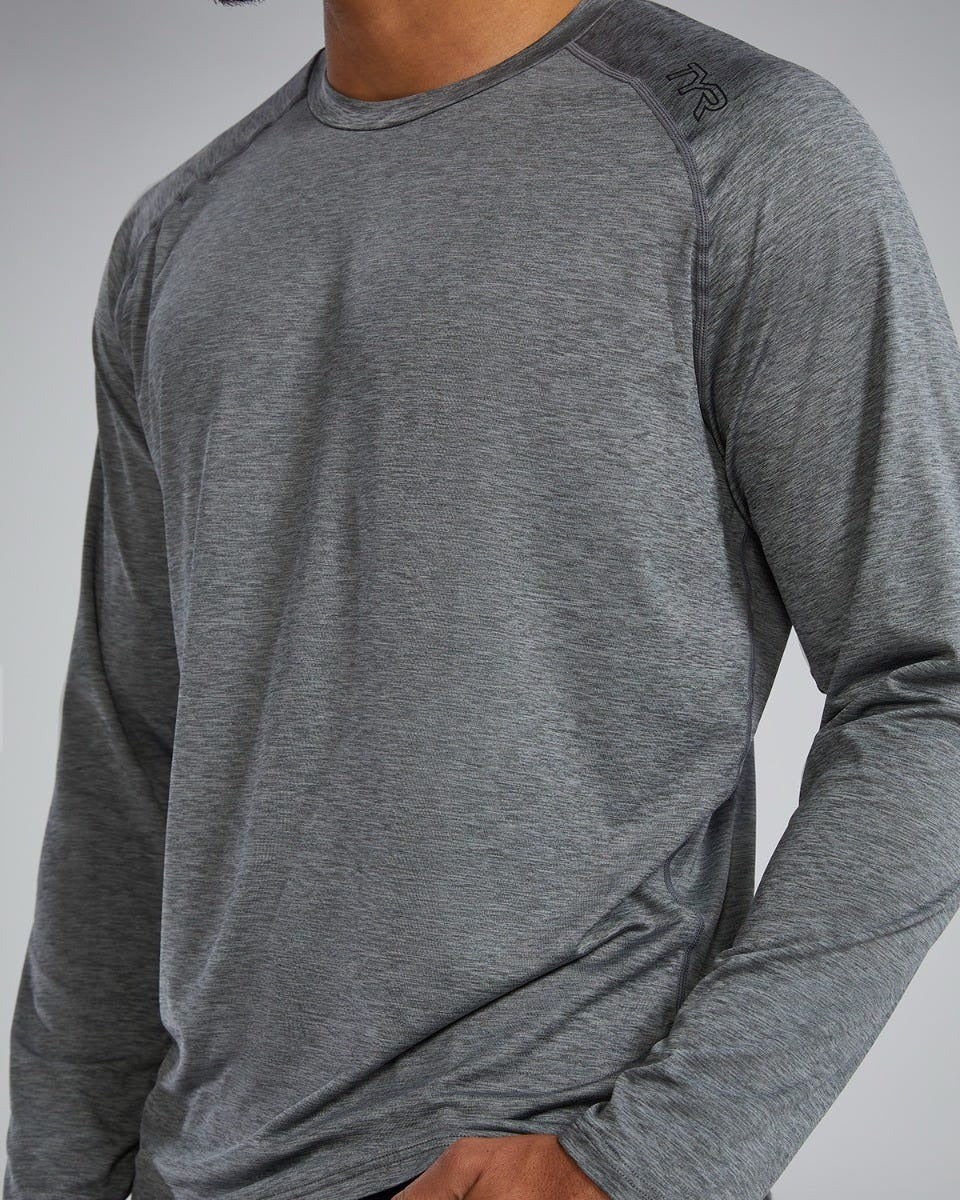 ClimaDryTM Men's Raglan Long Sleeve Tech Tee - Solid / Heather