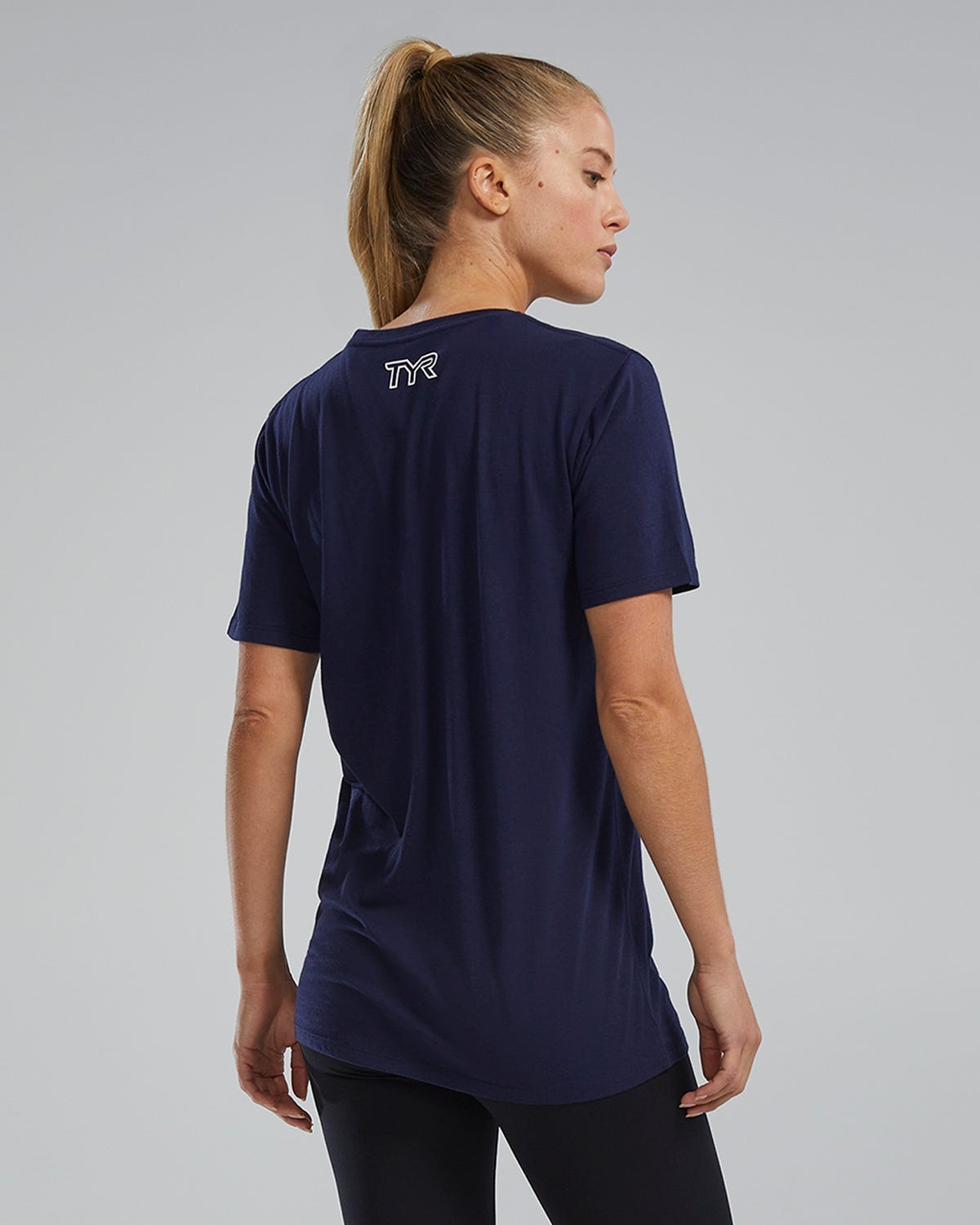Unisex Ultrasoft Lightweight Tri Blend Tech Tee - Big Logo