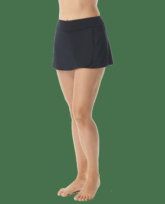 Durafast Elite® Women's High-Waisted Swim Skort - Solid