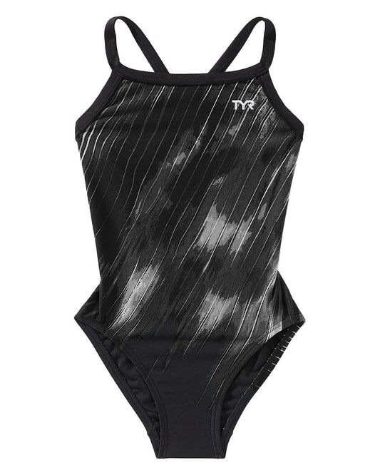Durafast Elite® Girl's Diamondfit Swimsuit - Cycloid