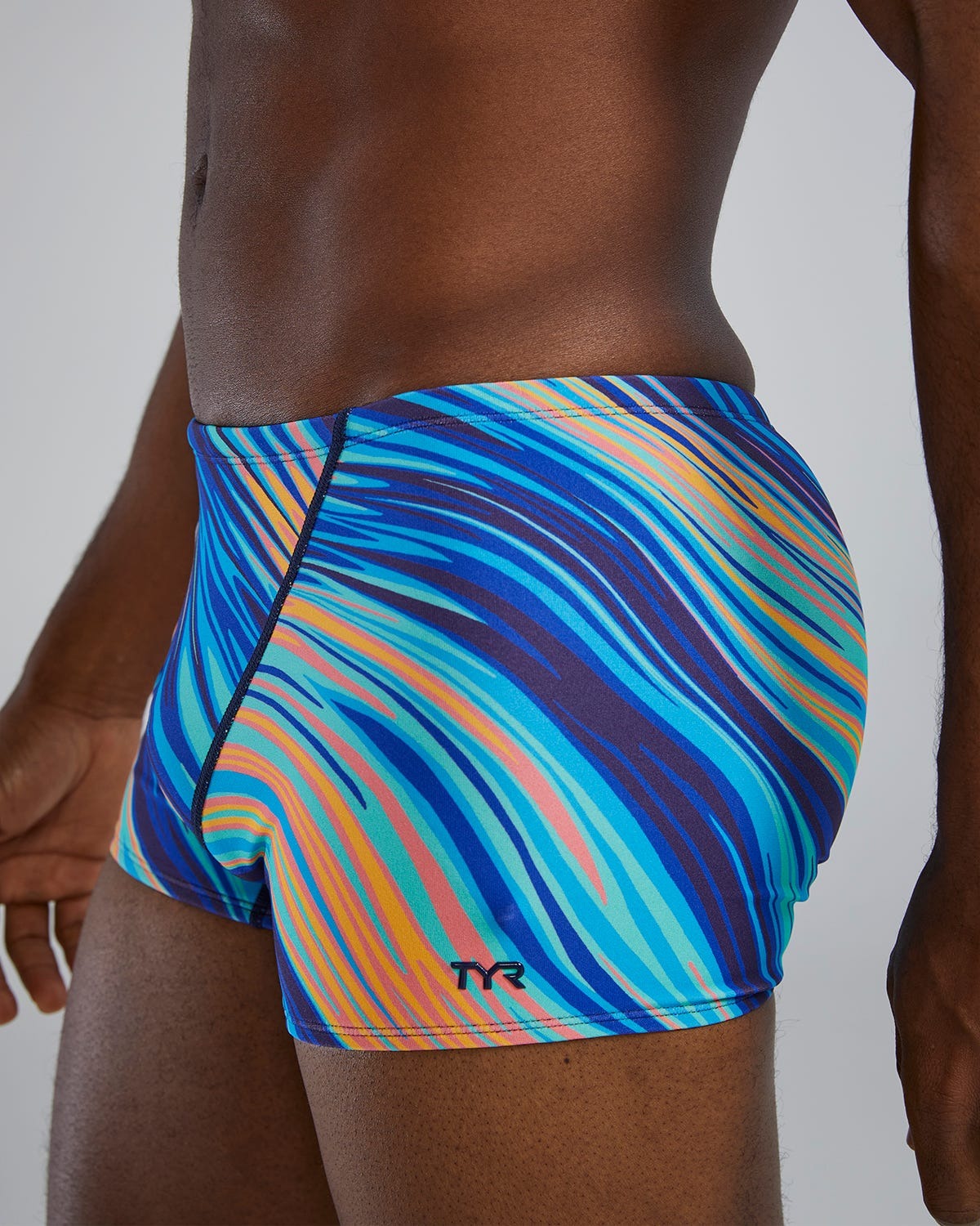 Durafast Elite® Men'sSquare Leg Swimsuit - Riptide