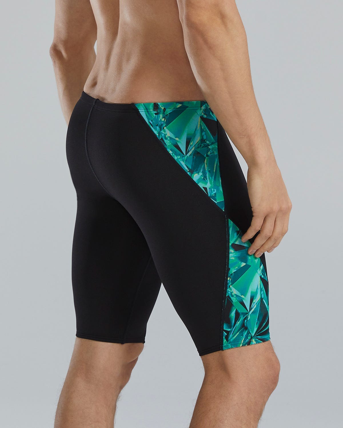 Durafast Elite® Men's Blade Splice Jammer Swimsuit - Crystalized