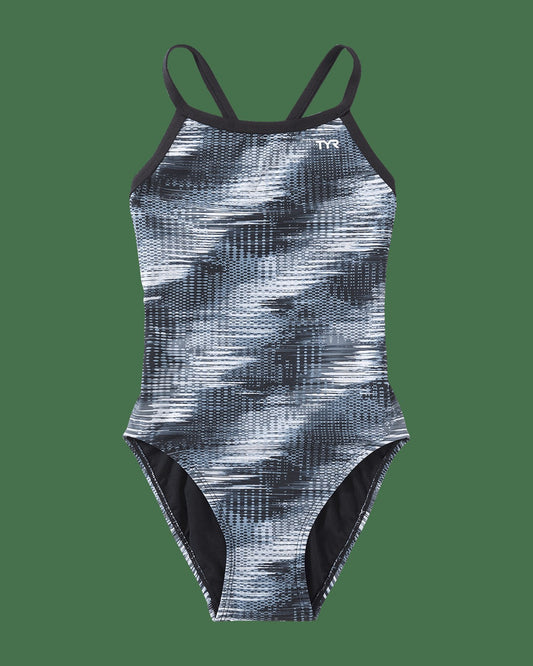 Durafast Elite® Girl's Diamondfit Swimsuit - Surge