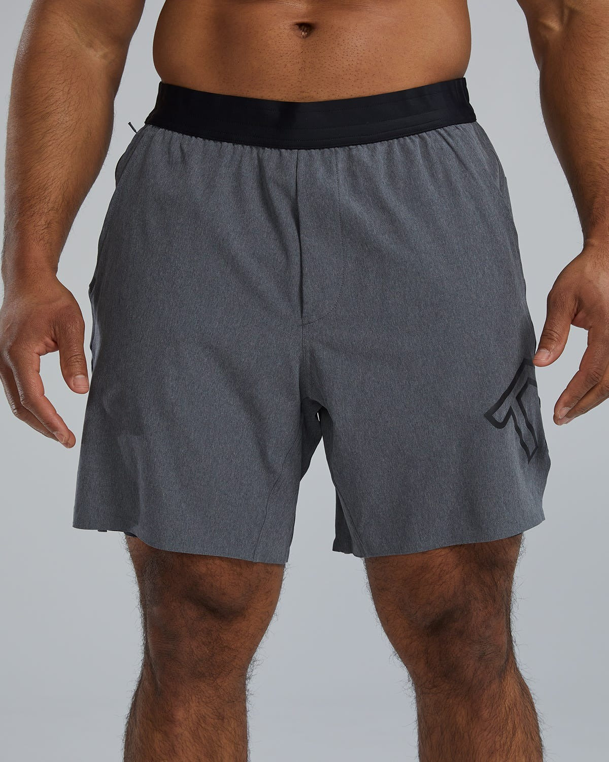 HydrosphereTM Men's Lined 7" Unbroken Big Logo Shorts - Solid