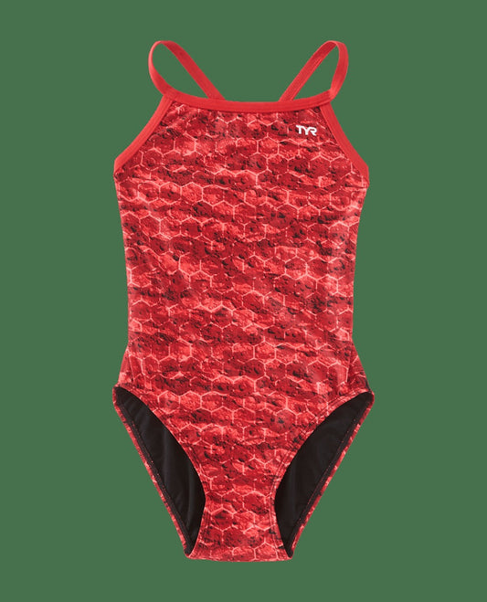 Durafast Elite® Girl's Diamondfit Swimsuit - Agran