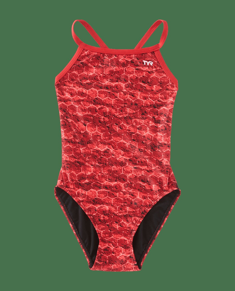 Durafast Elite® Girl's Diamondfit Swimsuit - Agran