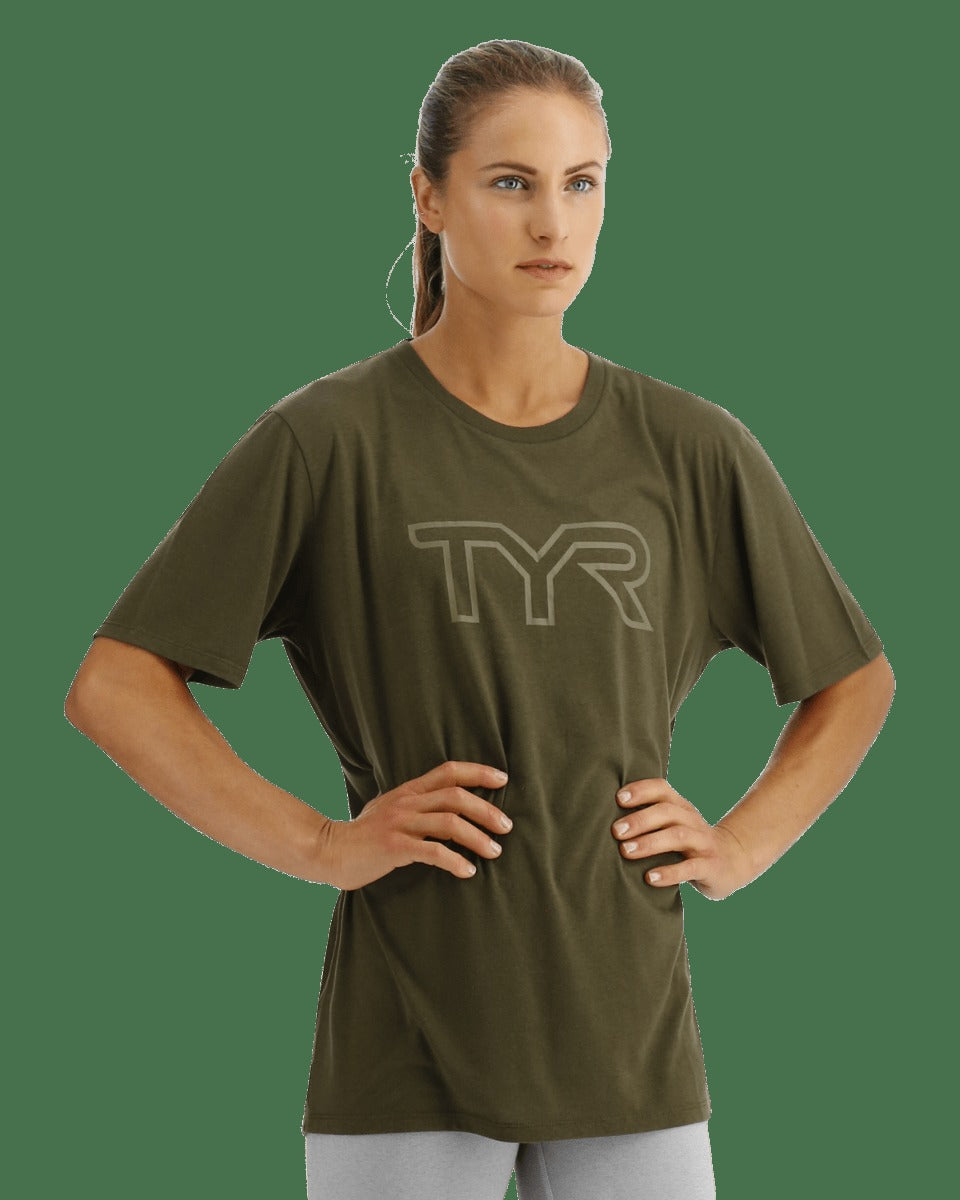 UltraSoft Women's Big Logo Tri-Blend Tech Tee
