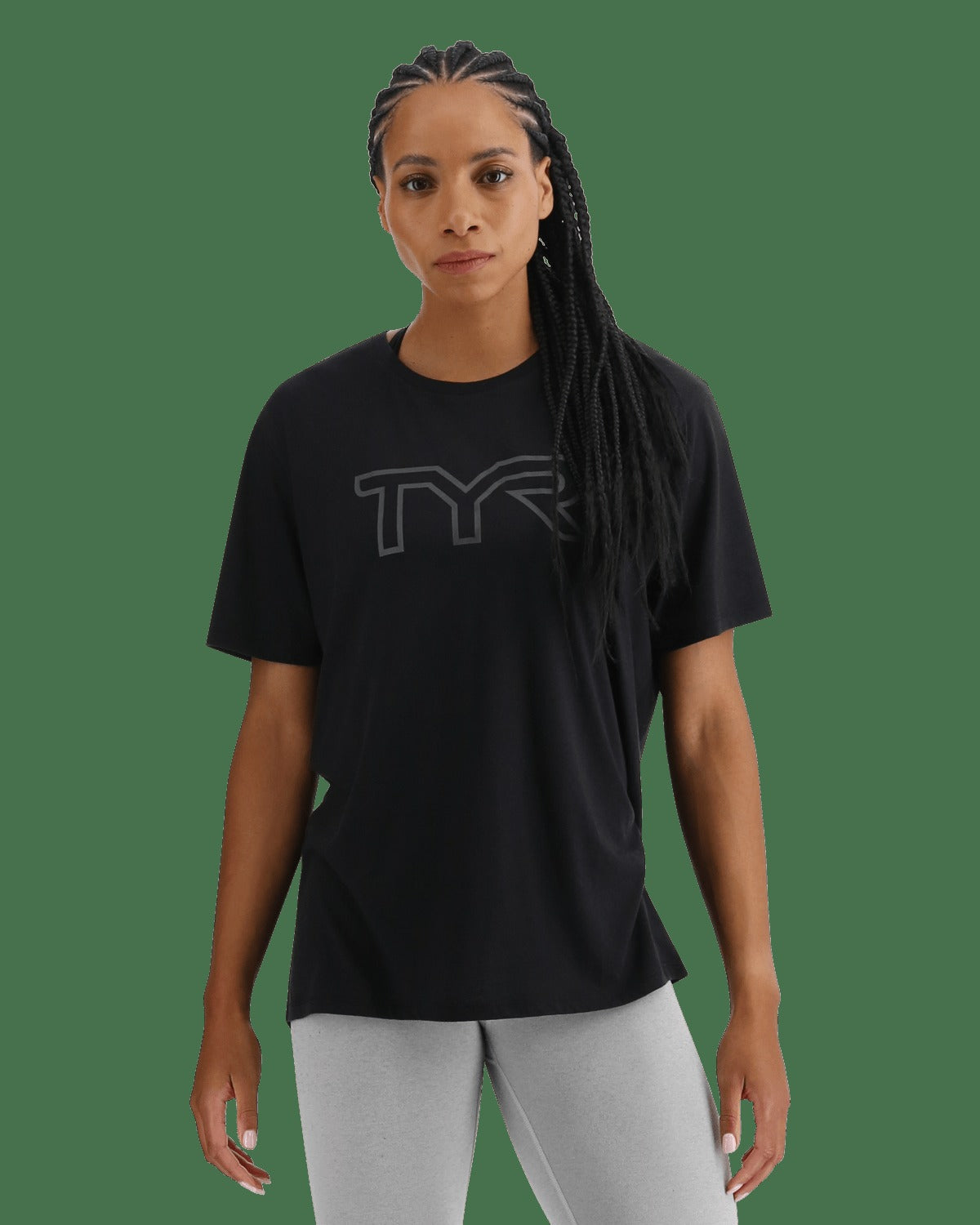 UltraSoft Women's Big Logo Tri-Blend Tech Tee