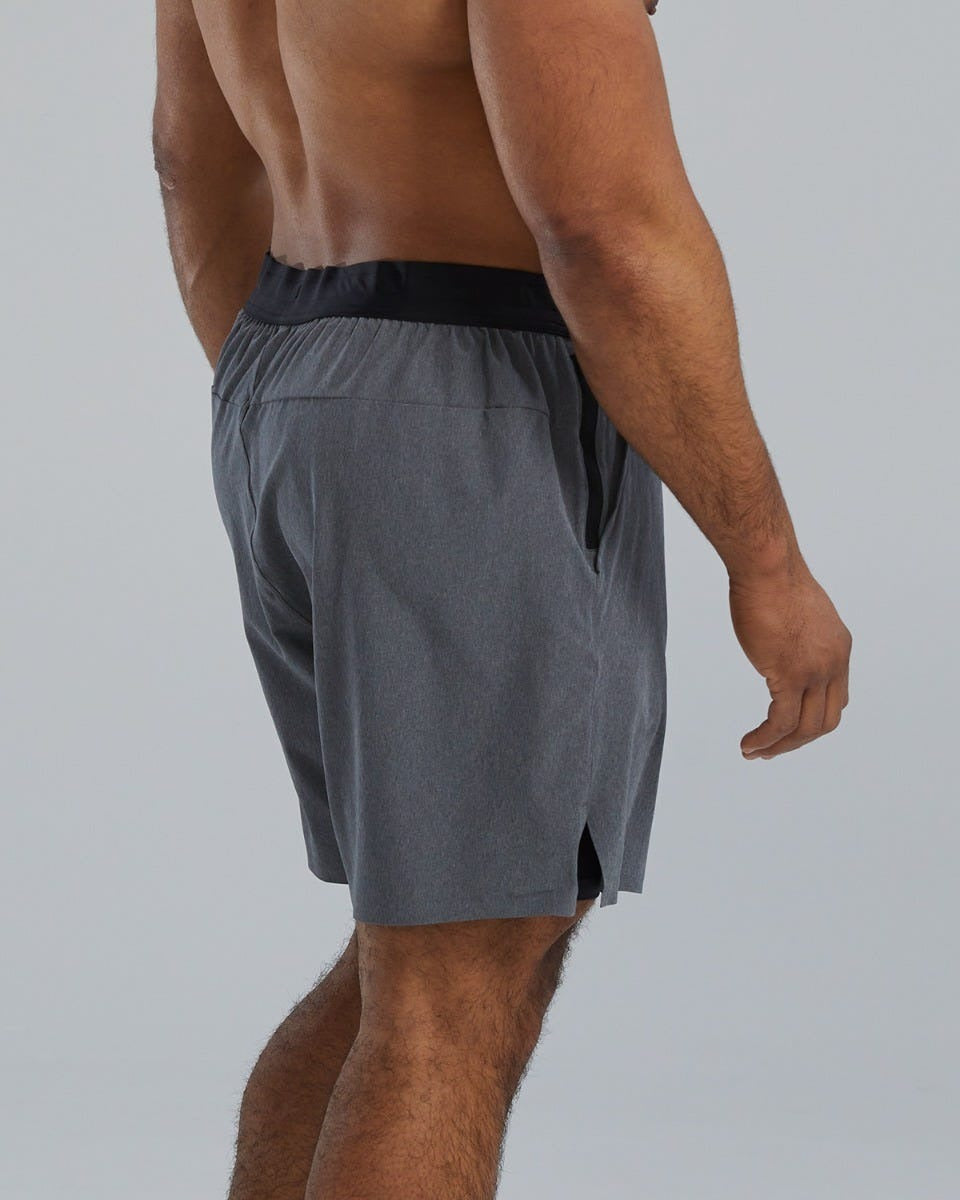 HydrosphereTM Men's Lined 7" Unbroken Big Logo Shorts - Solid