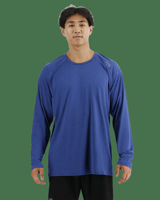 ClimaDryTM Men's Raglan Long Sleeve Tech Tee - Solid / Heather