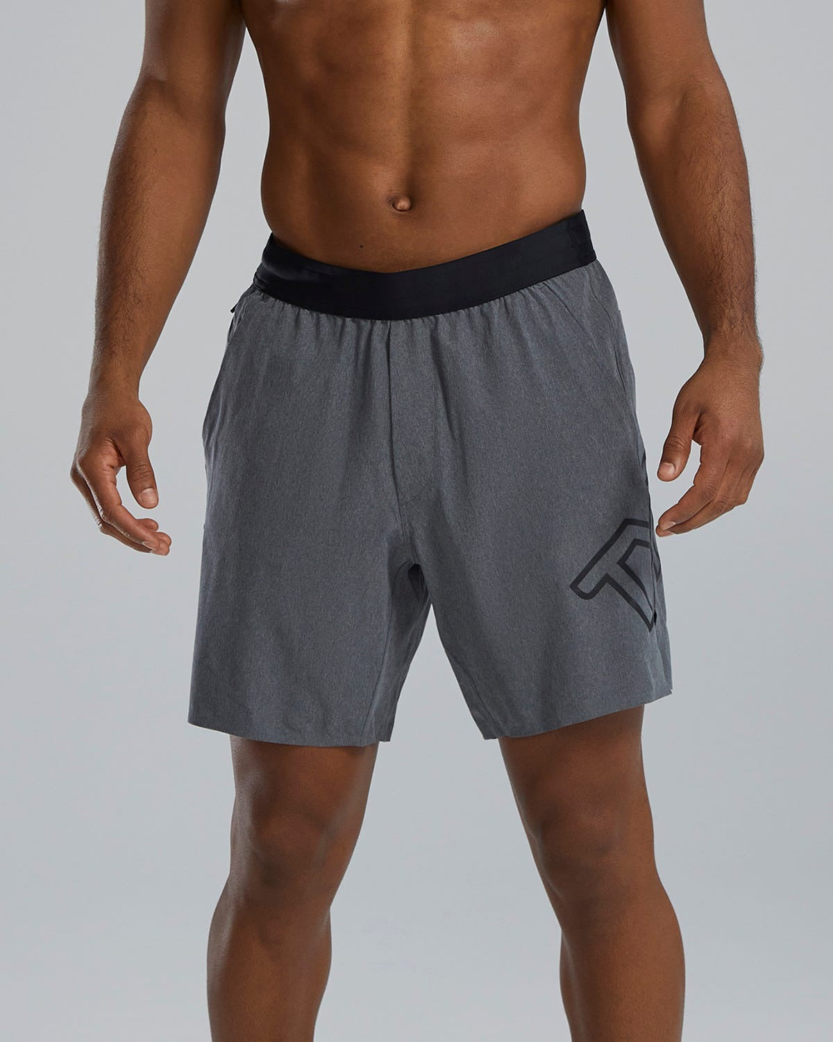 HydrosphereTM Men's Unlined 7" Unbroken Big Logo Shorts - Solid