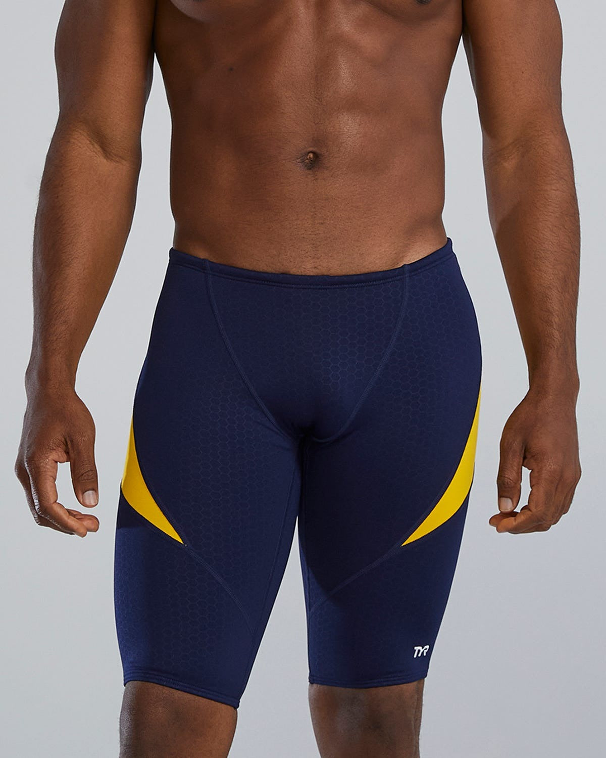Durafast Elite® Men's Curve Splice Jammer Swimsuit - Hexa