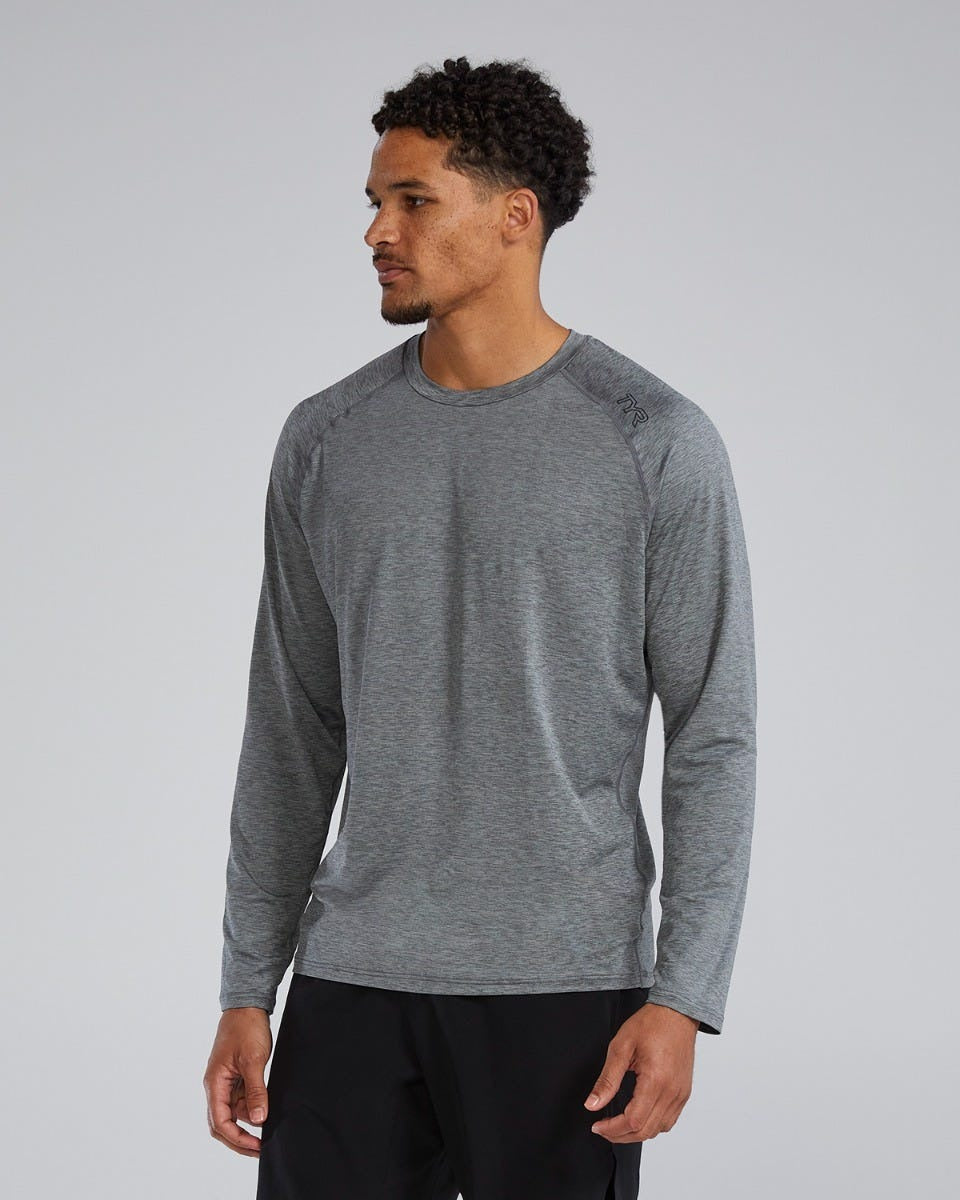 ClimaDryTM Men's Raglan Long Sleeve Tech Tee - Solid / Heather