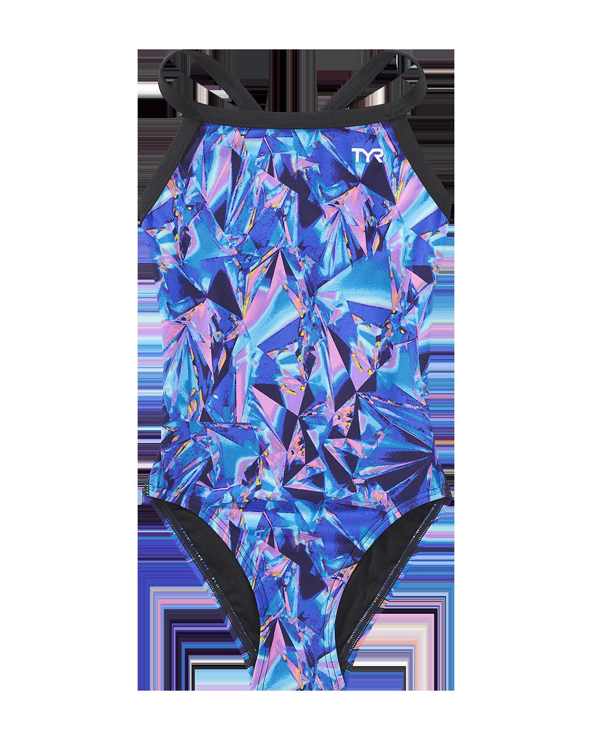 Durafast Elite® Girl's Diamondfit Swimsuit - Crystalized