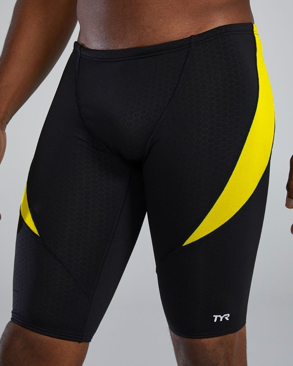 Durafast Elite® Men's Curve Splice Jammer Swimsuit - Hexa