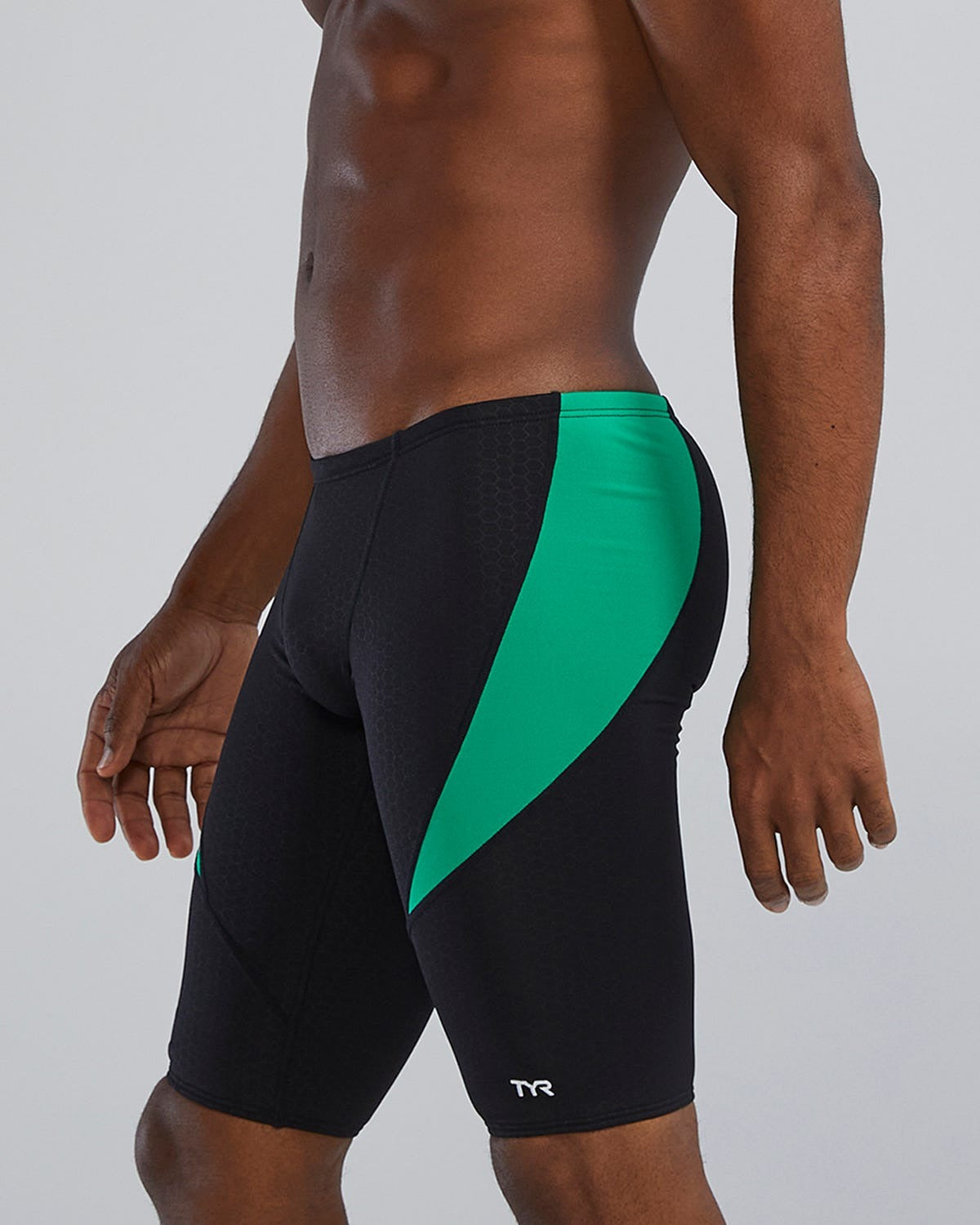 Durafast Elite® Men's Curve Splice Jammer Swimsuit - Hexa