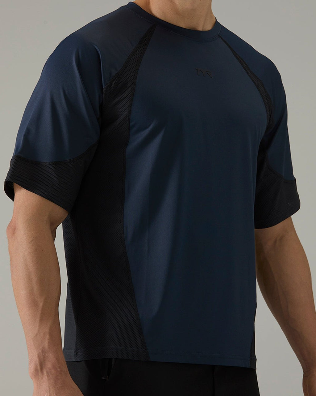 Men's Mixed Media Splice Tee