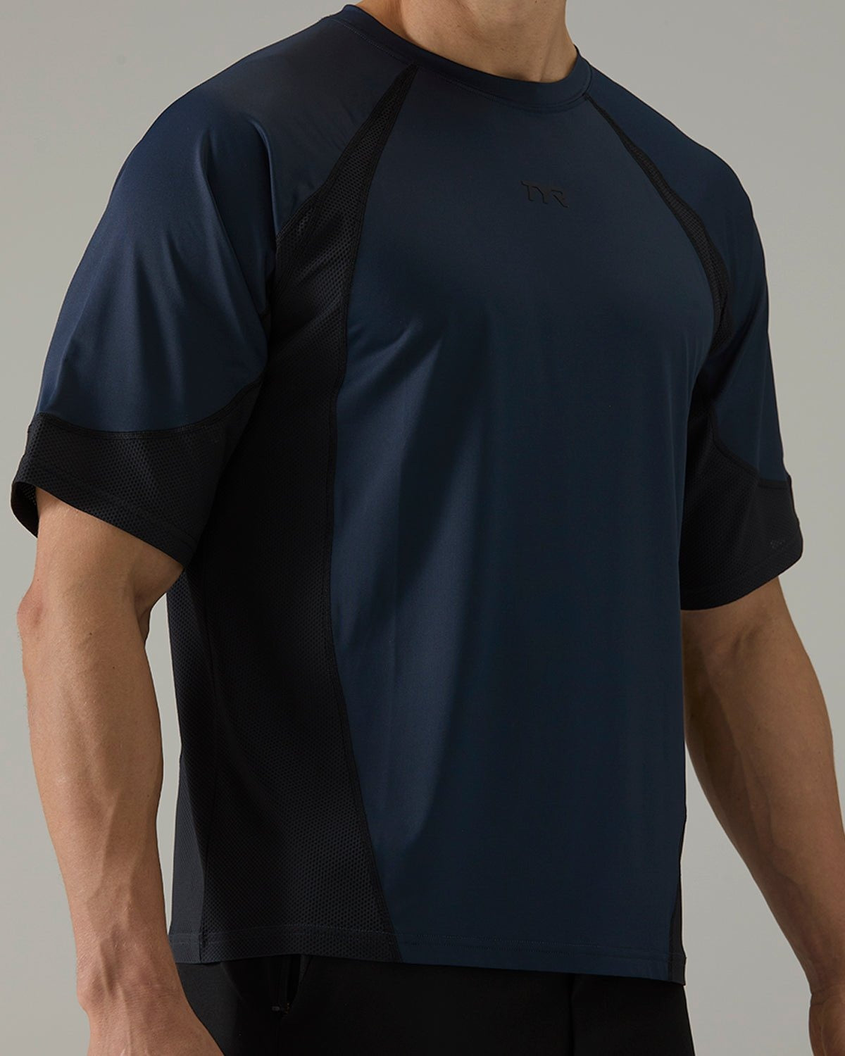Men's Mixed Media Splice Tee