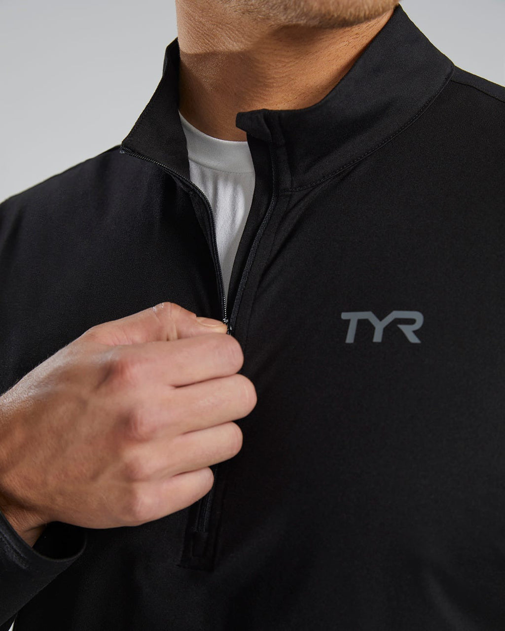 Men's SLSTM Long Sleeve1⁄4 Zip- Solid