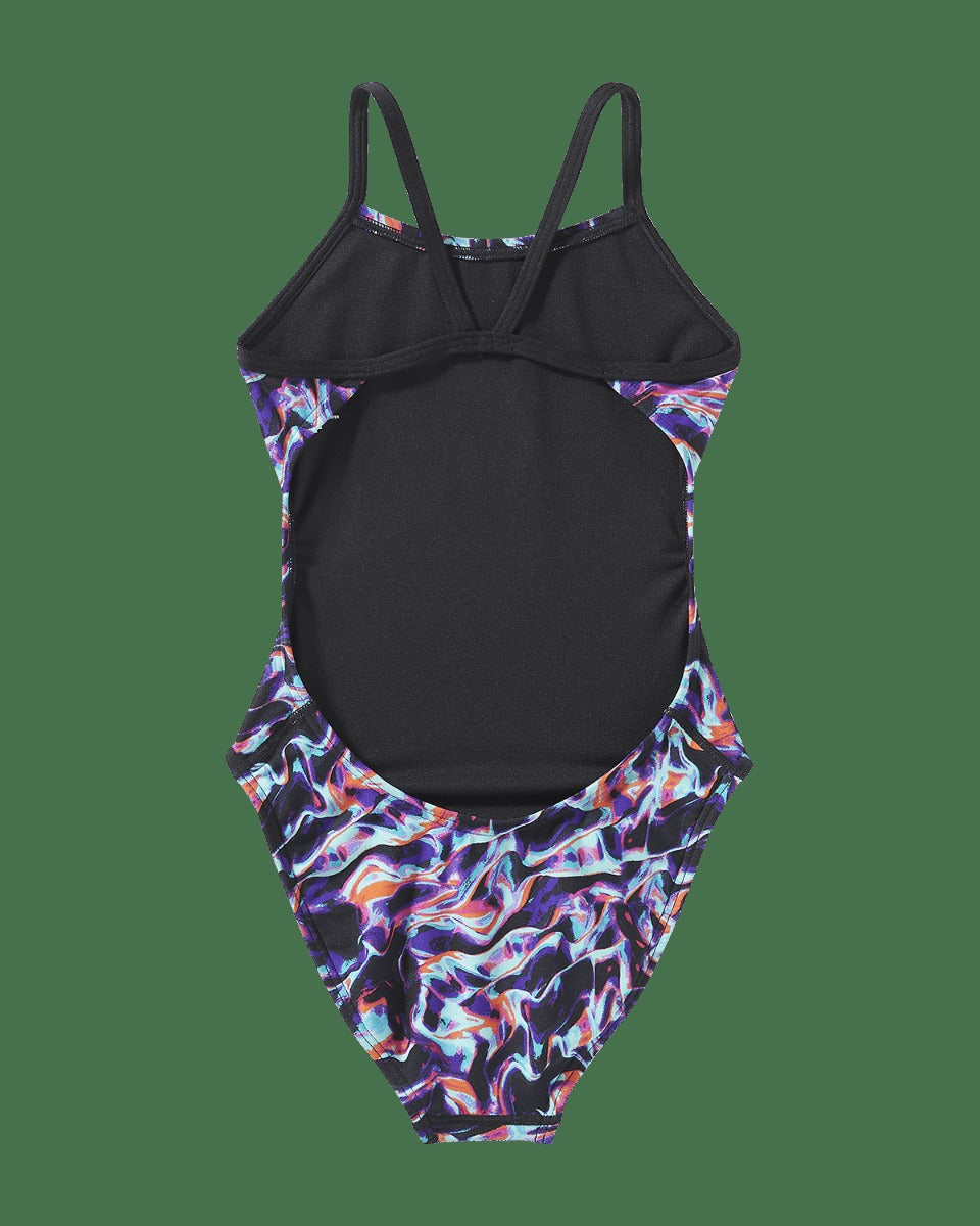 Durafast Elite® Girl's Cutoutfit Swimsuit - Energia