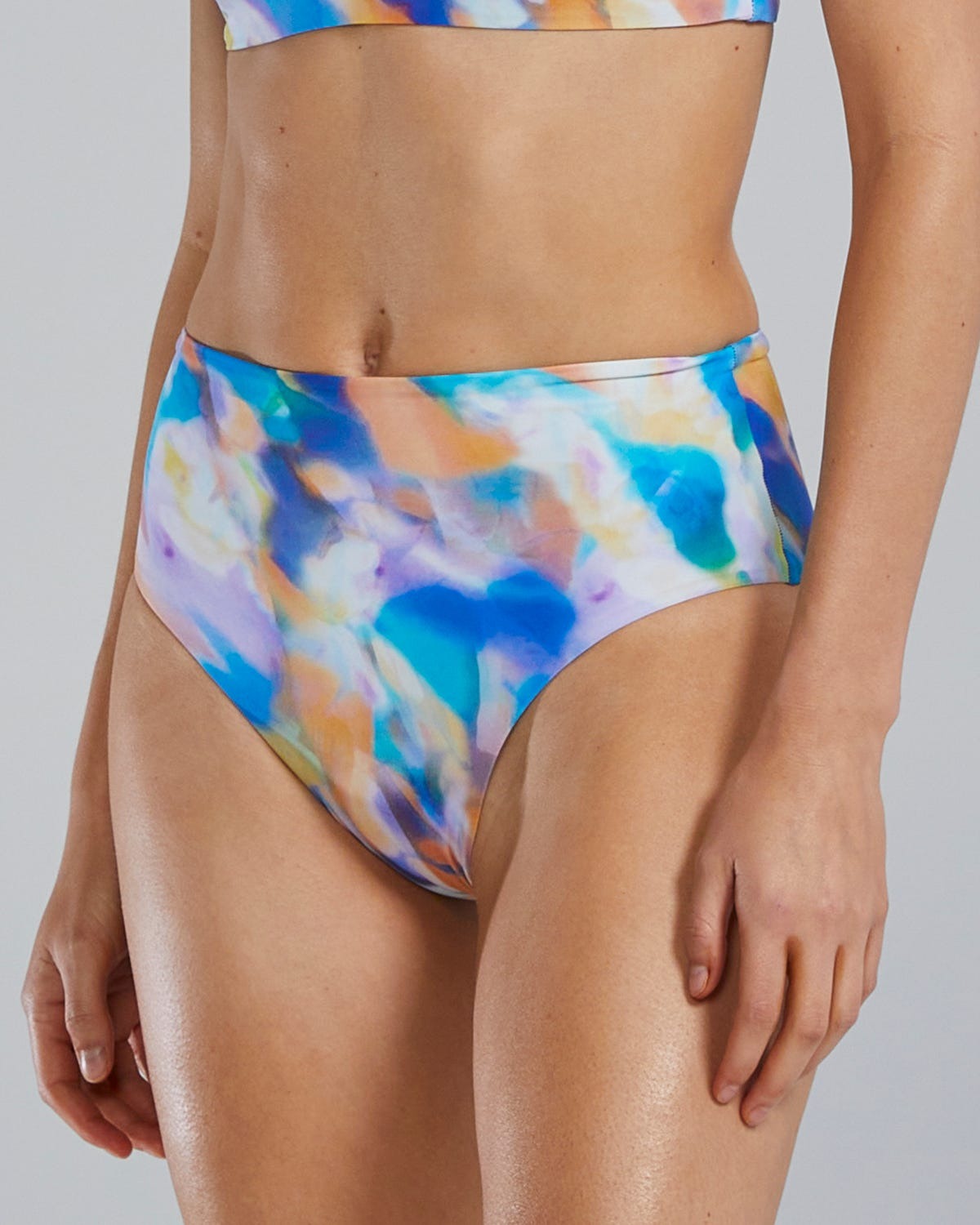 Women's Arielle High Waisted Bikini Bottom - Tempera
