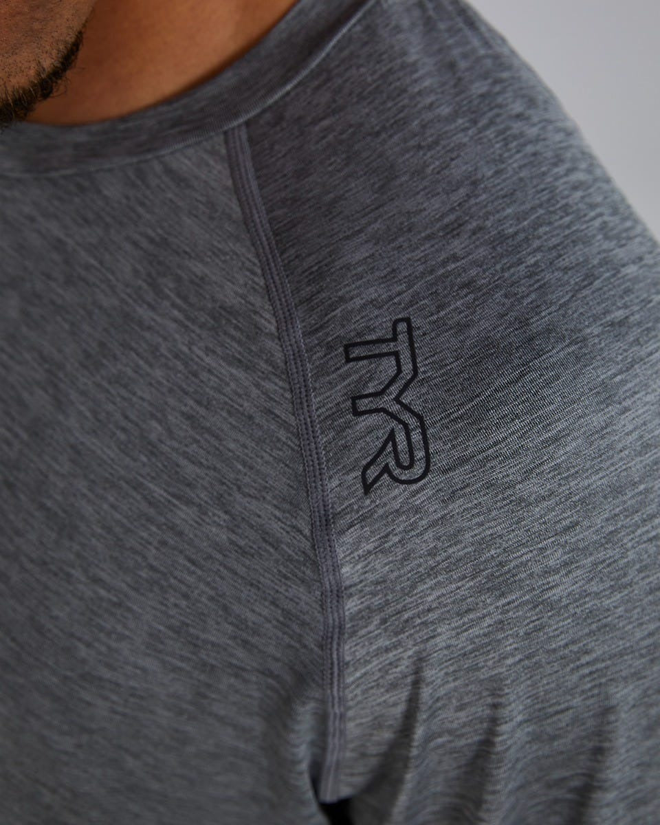 ClimaDryTM Men's Raglan Long Sleeve Tech Tee - Solid / Heather