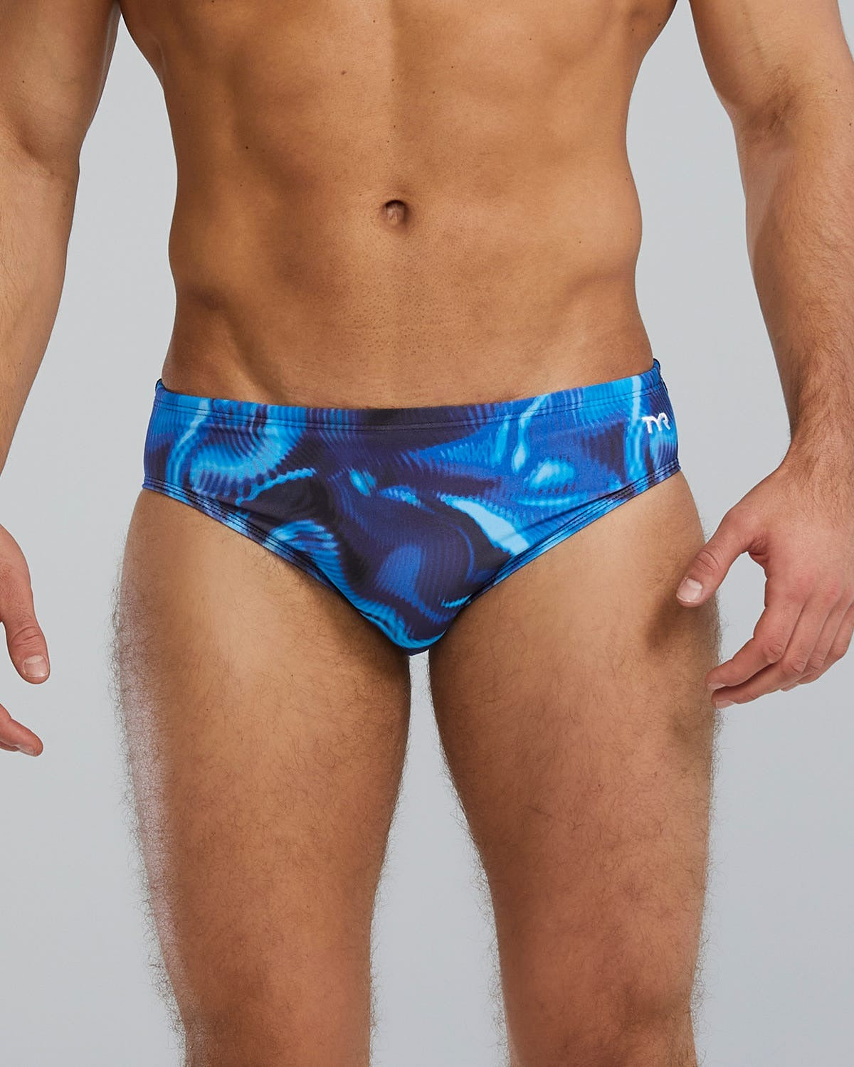 Durafast Elite® Men's Brief Swimsuit - Waveform