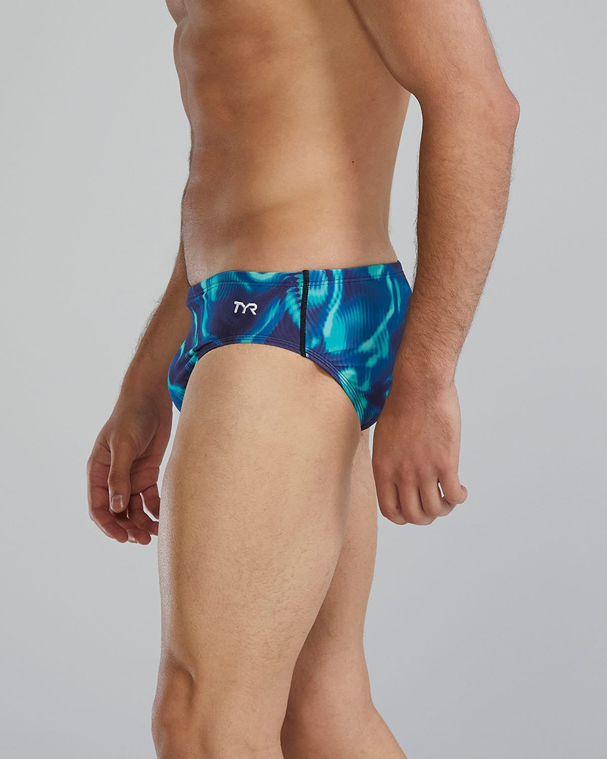 Durafast Elite® Men's Brief Swimsuit - Waveform
