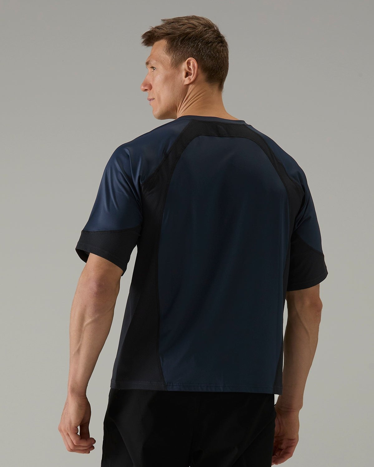 Men's Mixed Media Splice Tee