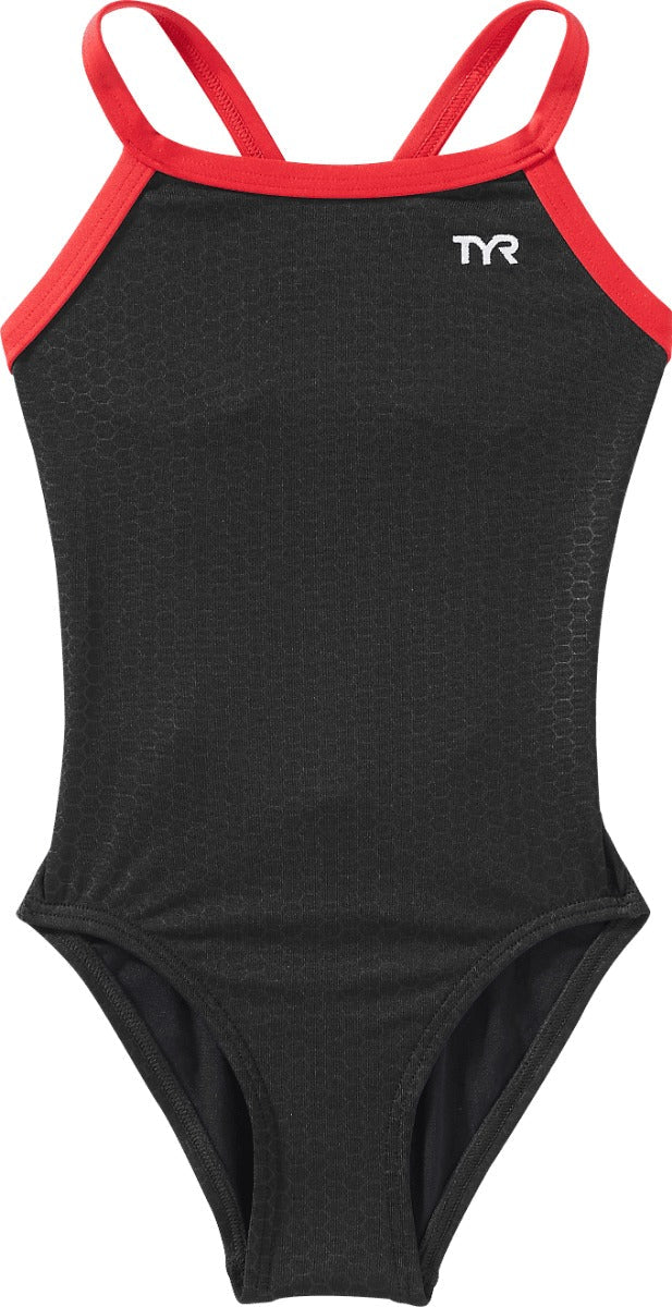 Durafast Elite® Girl's Diamondfit Swimsuit - Hexa