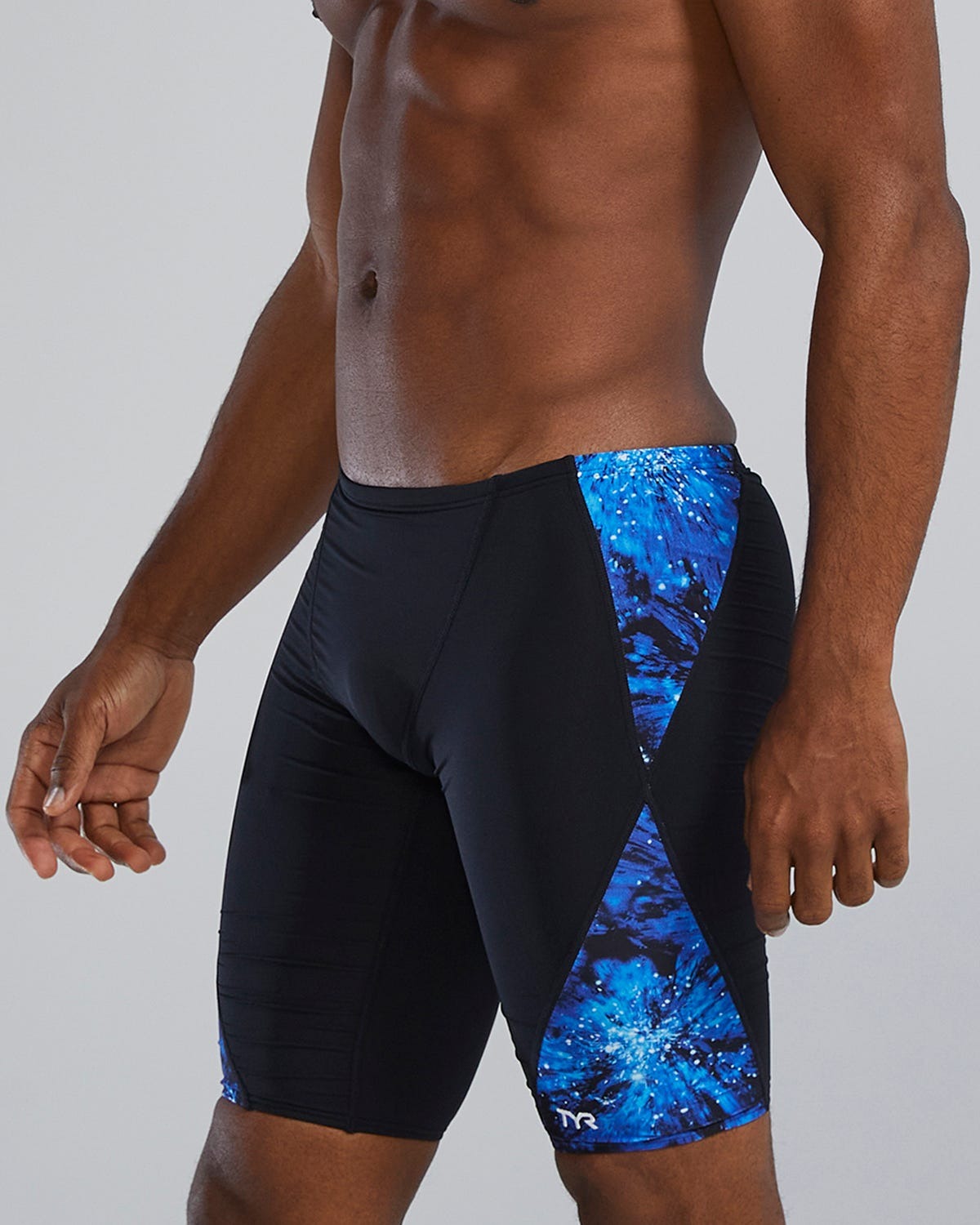 Men's Blade Splice Jammer Swimsuit - Radiant Flare