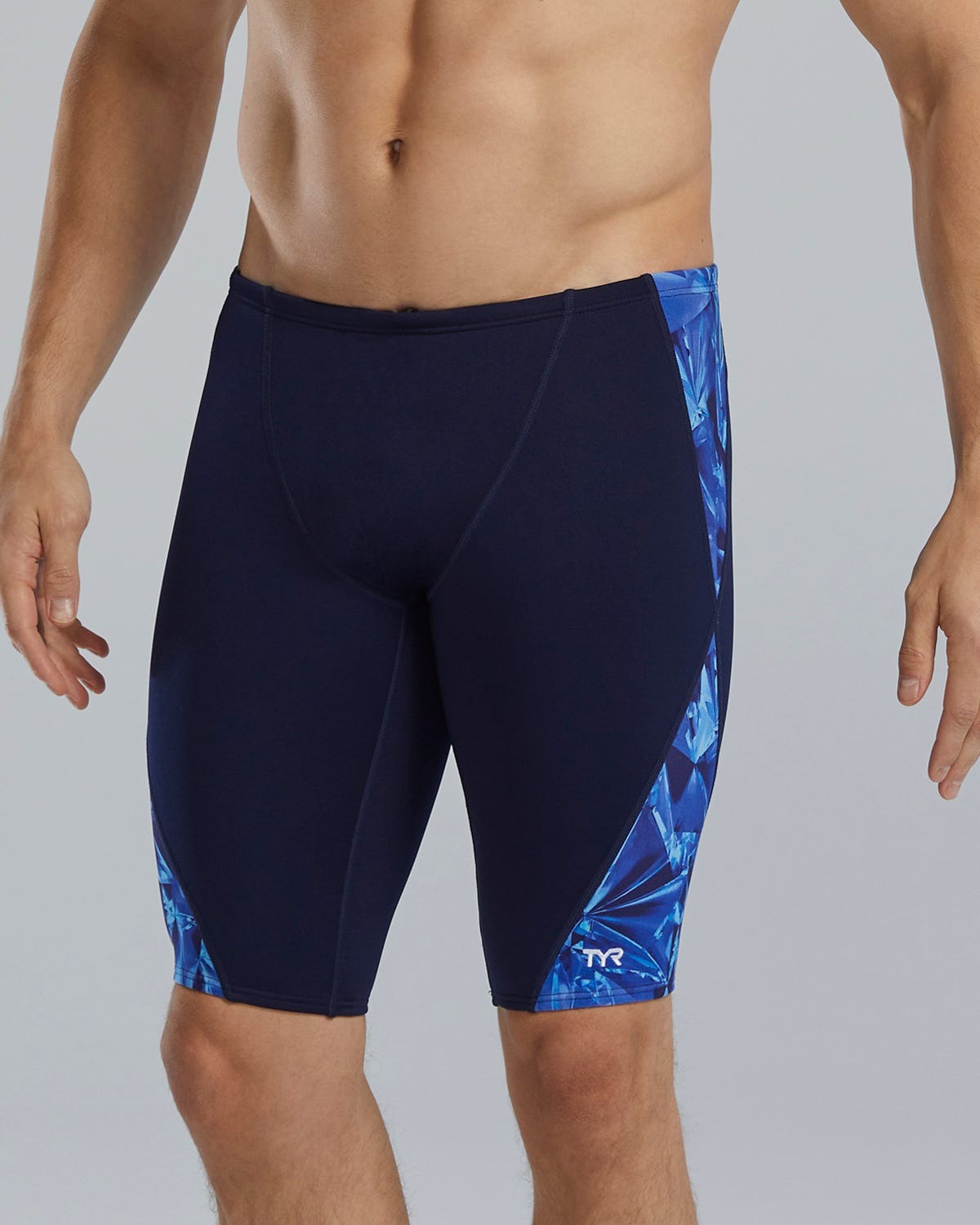 Durafast Elite® Men's Blade Splice Jammer Swimsuit - Crystalized