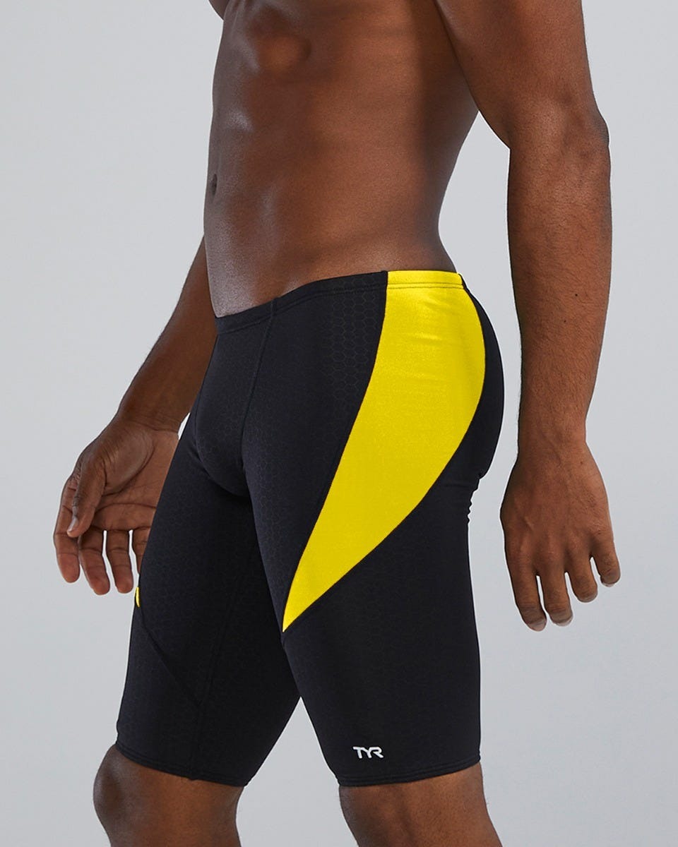 Durafast Elite® Men's Curve Splice Jammer Swimsuit - Hexa