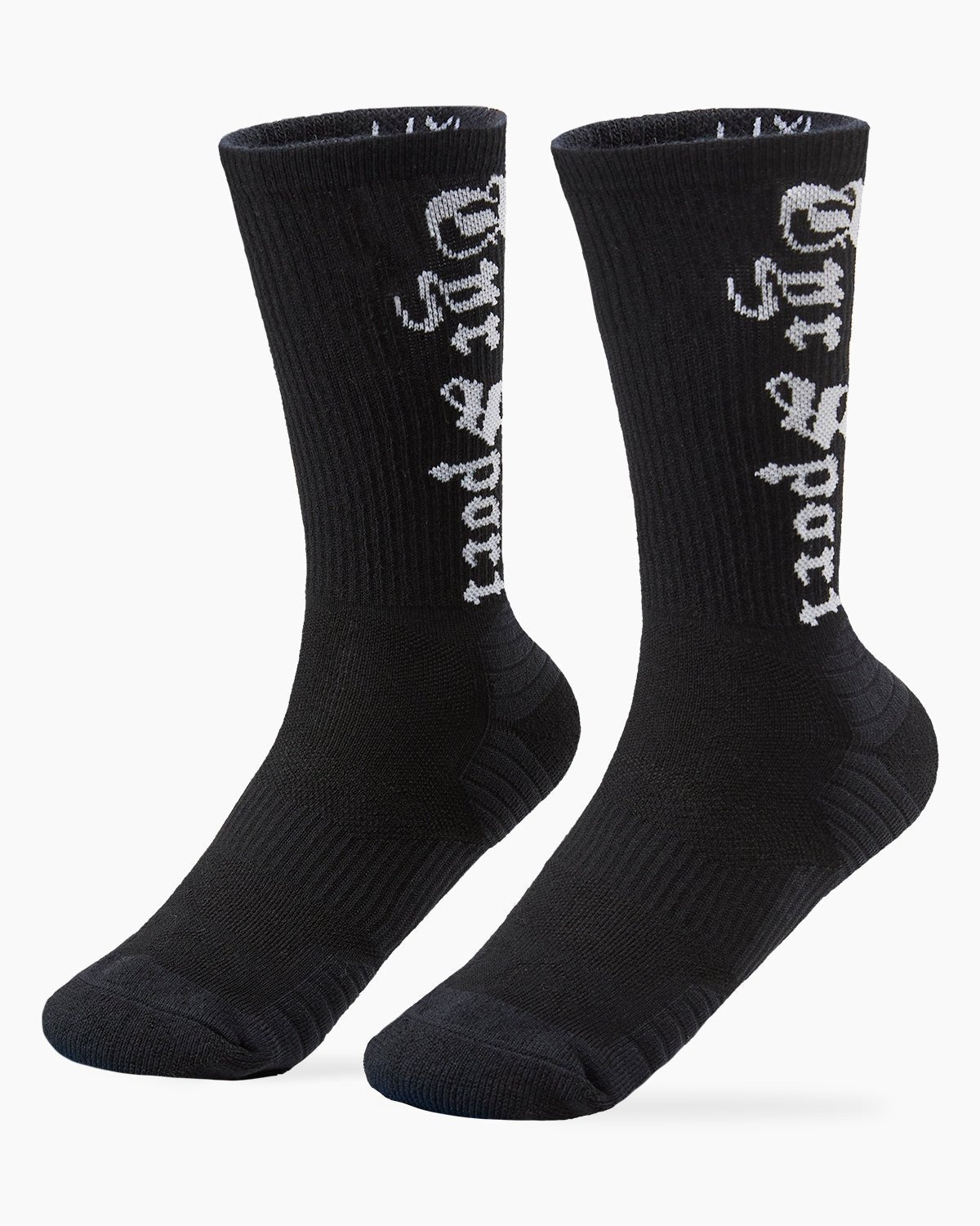 Performance Script Crew Sock - Black