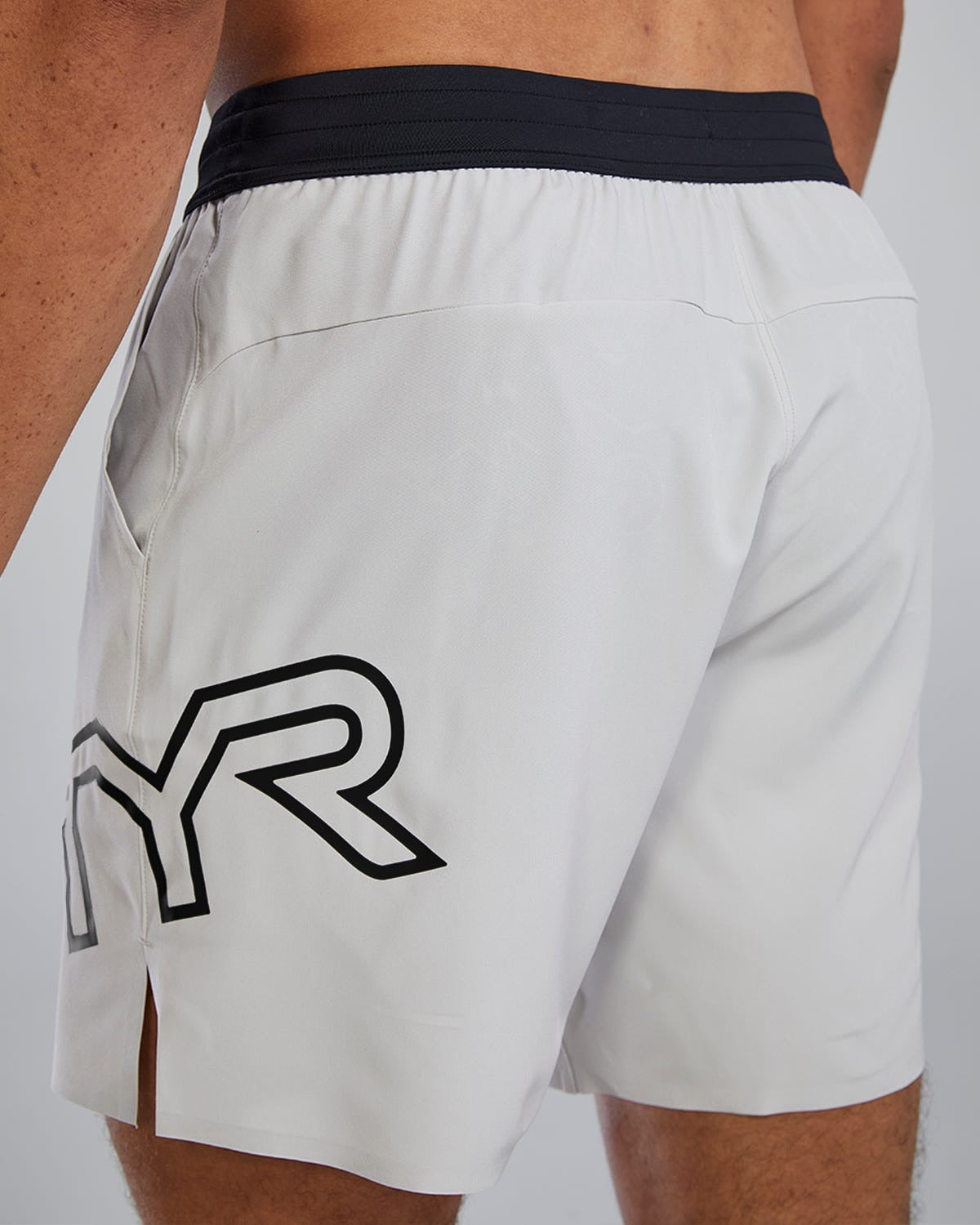 HydrosphereTM Men's Unlined 7" Unbroken Big Logo Shorts - Solid