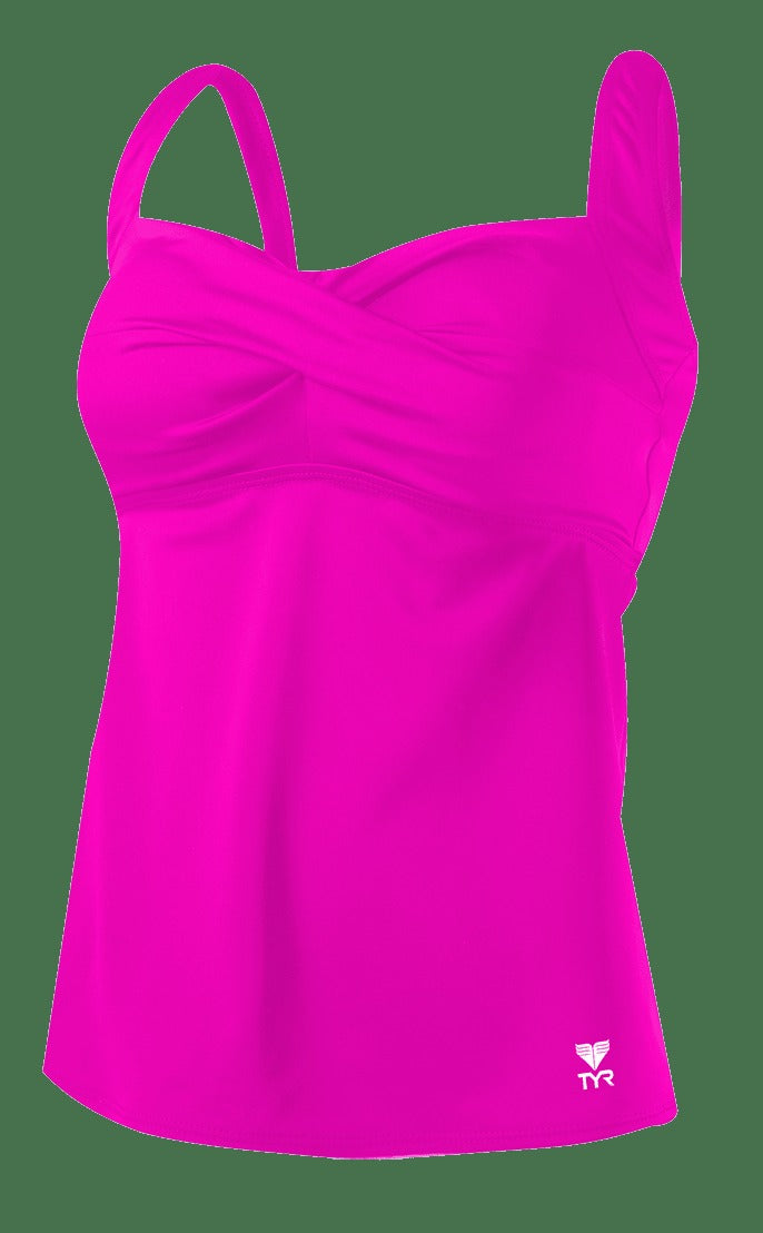 Durafast Elite® Women's Twisted Bra Tankini - Solid