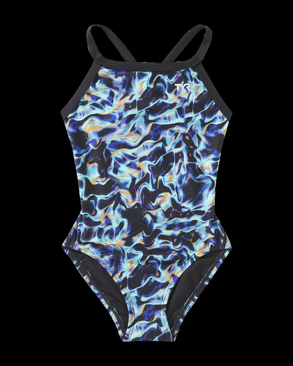Durafast Elite® Girl's Diamondfit Swimsuit - Energia
