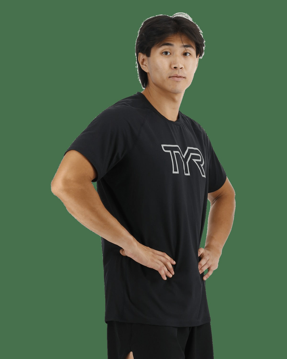 ClimaDryTM Men's Raglan Big Logo Tech Tee - Solid