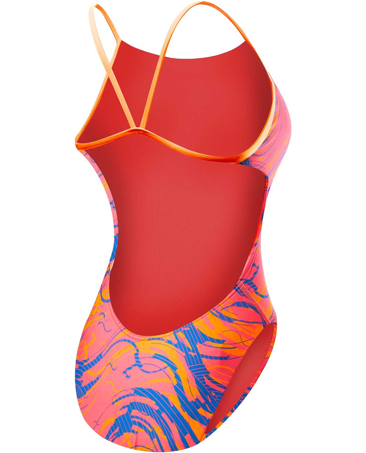 Durafast Elite® Girl's Cutoutfit Swimsuit - Waveform