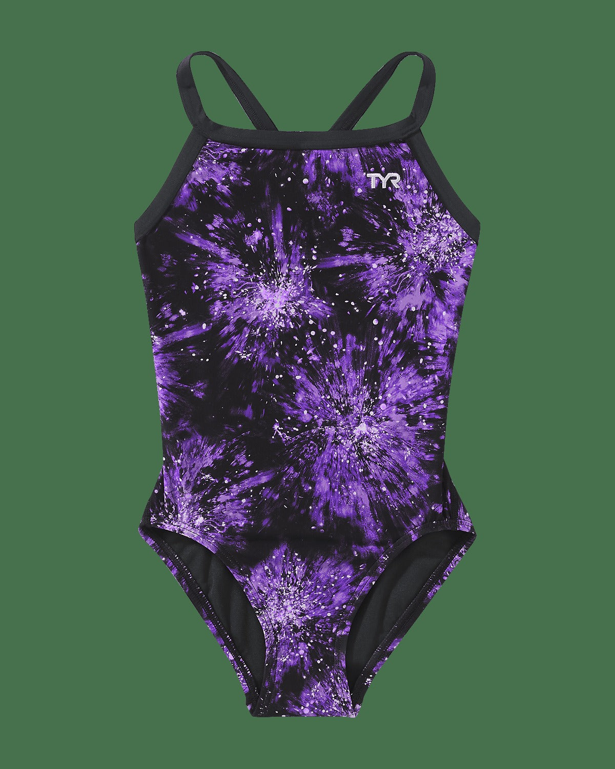 Durafast Lite® Girl's Diamondfit Swimsuit - Radiant Flare