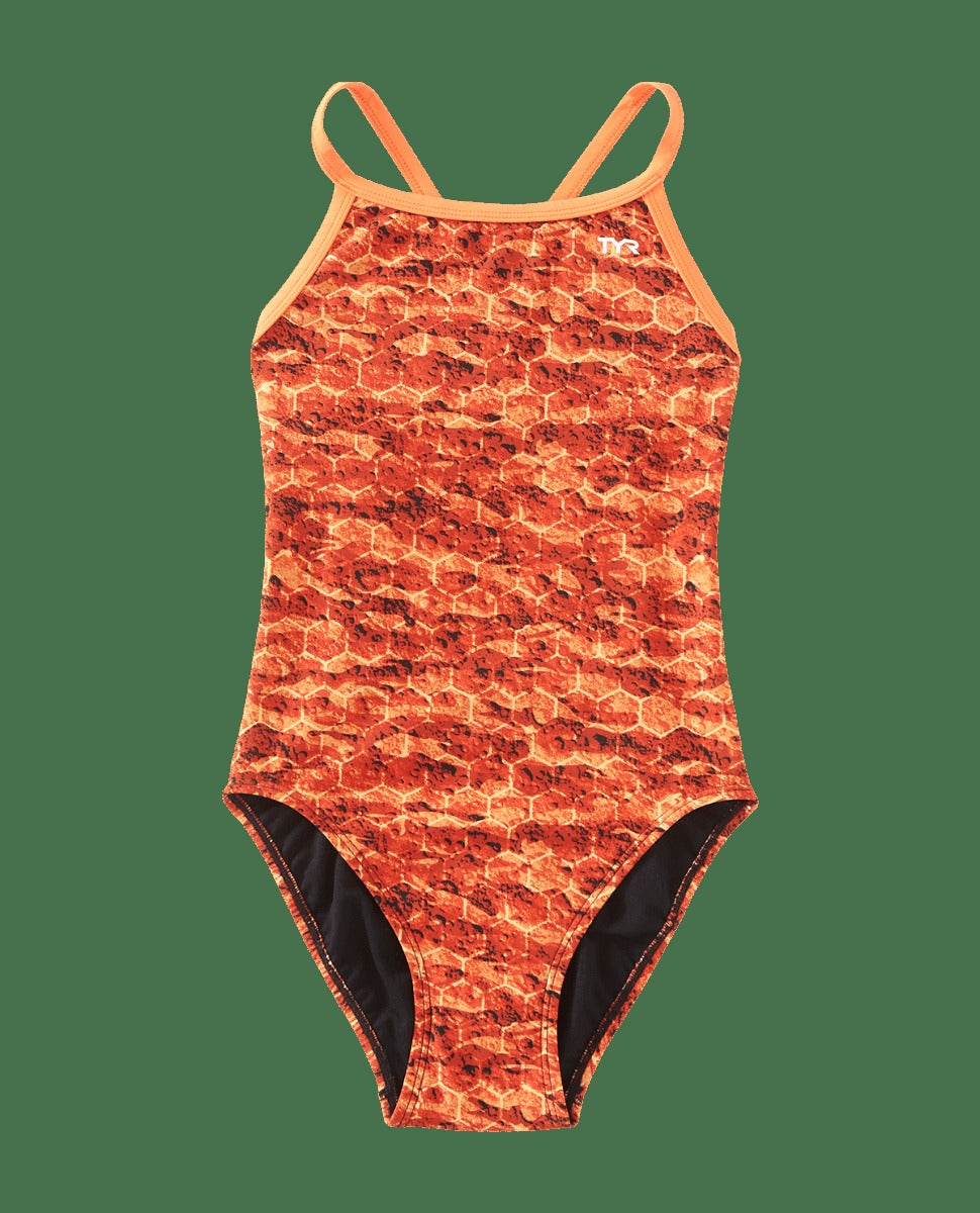 Durafast Elite® Girl's Diamondfit Swimsuit - Agran