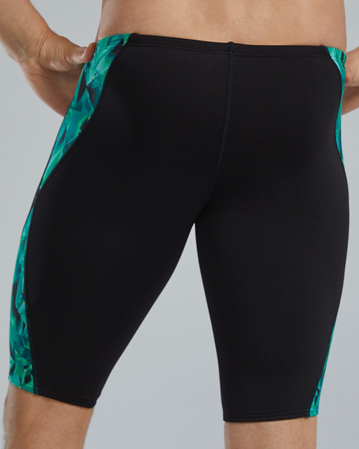 Durafast Elite® Men's Blade Splice Jammer Swimsuit - Crystalized
