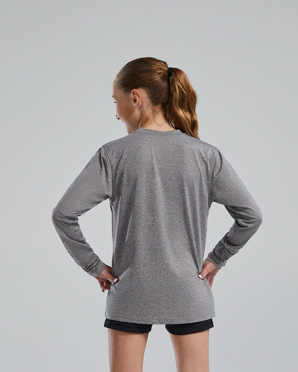 SunDefenseTM Kids' Long Sleeve Crew - Solid