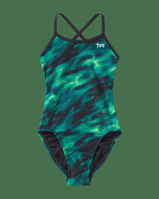 Durafast Elite® Girl's Trinityfit Swimsuit - Soren