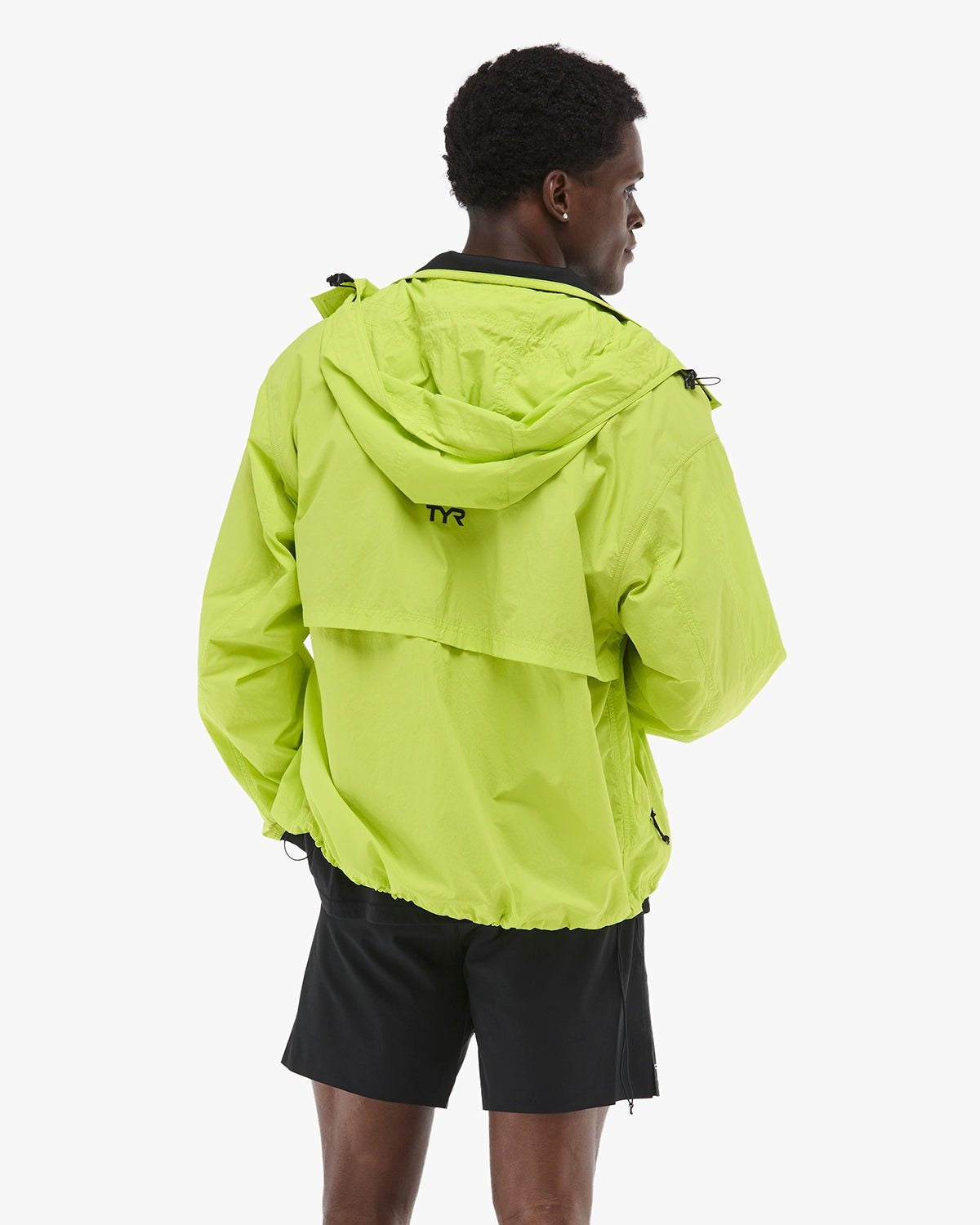 Men's Full Zip Windbreaker - Black