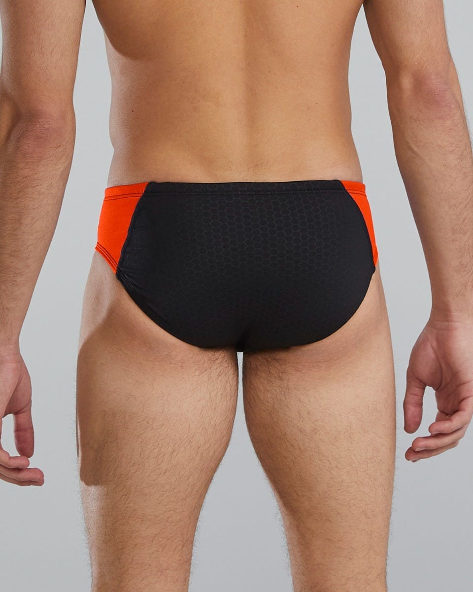 Durafast Elite® Men's Blade Splice Brief Swimsuit - Hexa