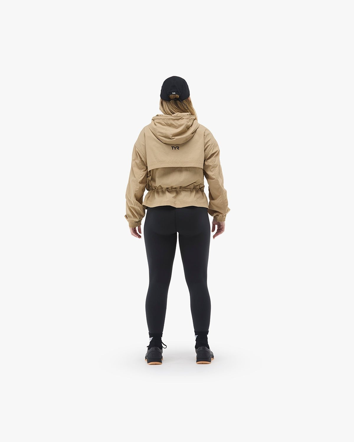 Women's Full Zip Windbreaker - Black