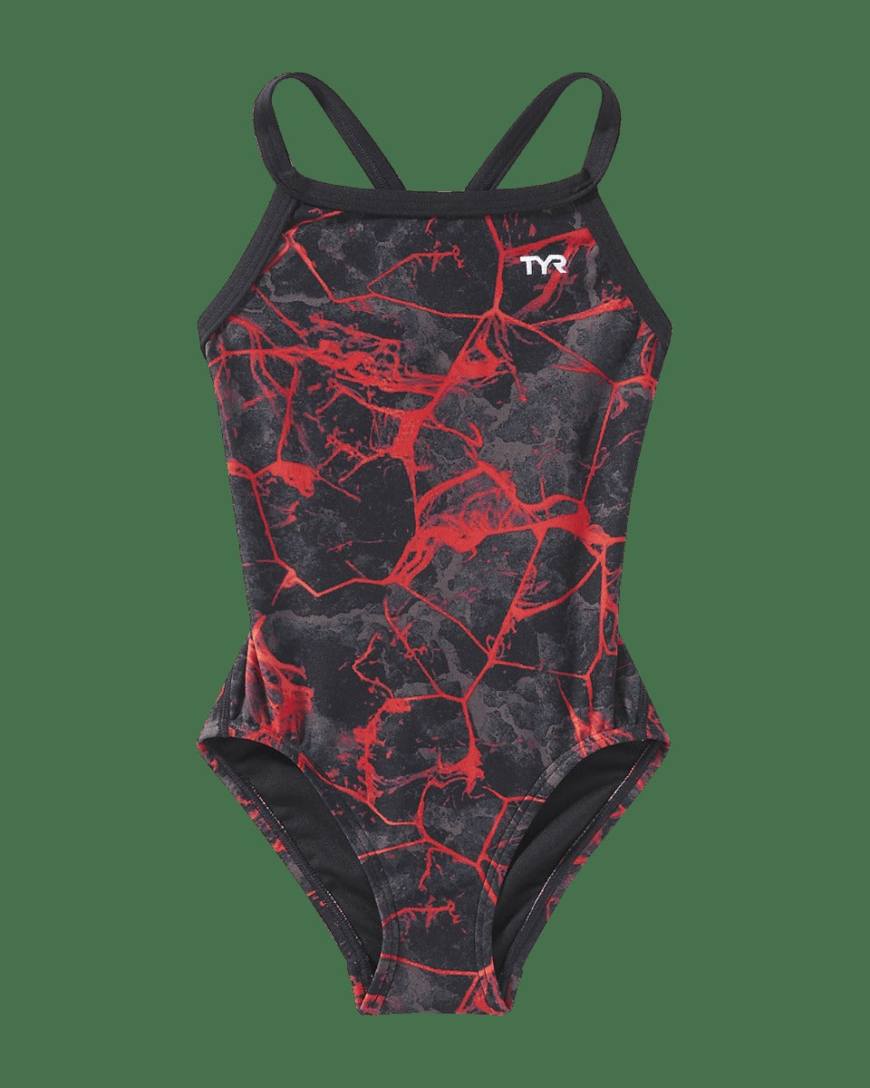 Durafast Elite® Girl's Diamondfit Swimsuit - Synapse